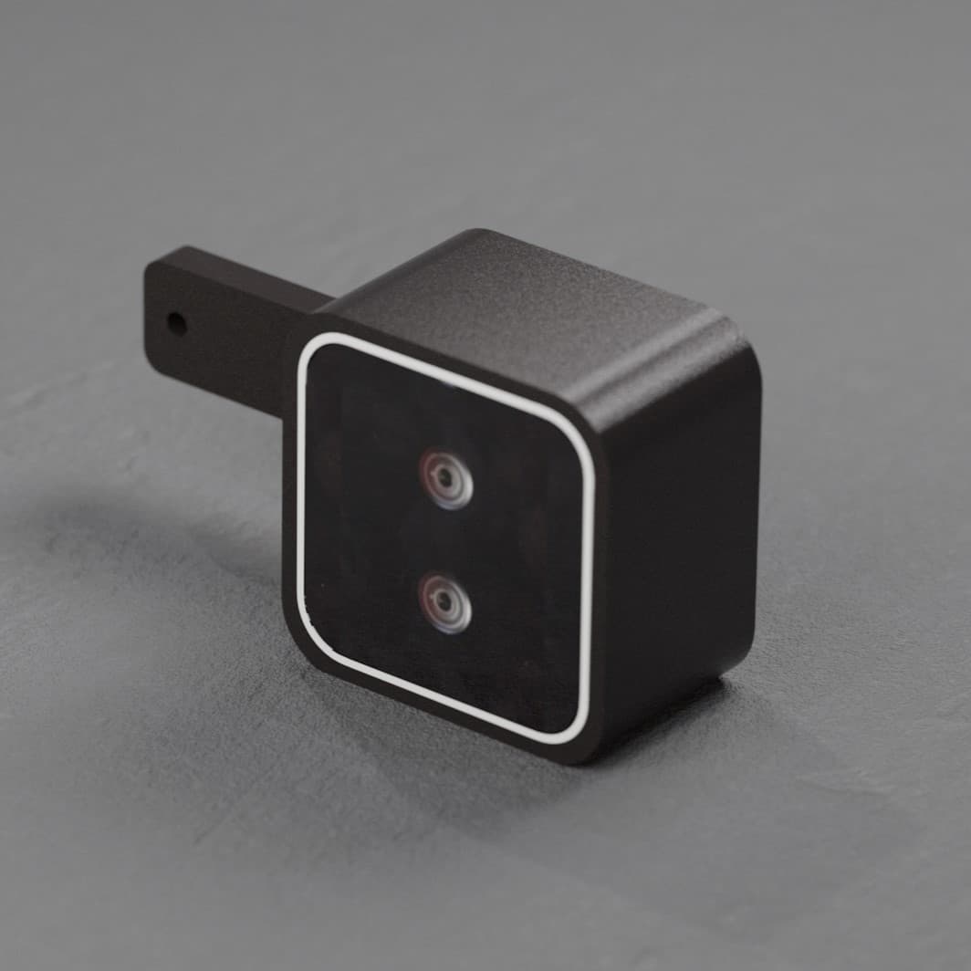 Camera inspecting sample contents