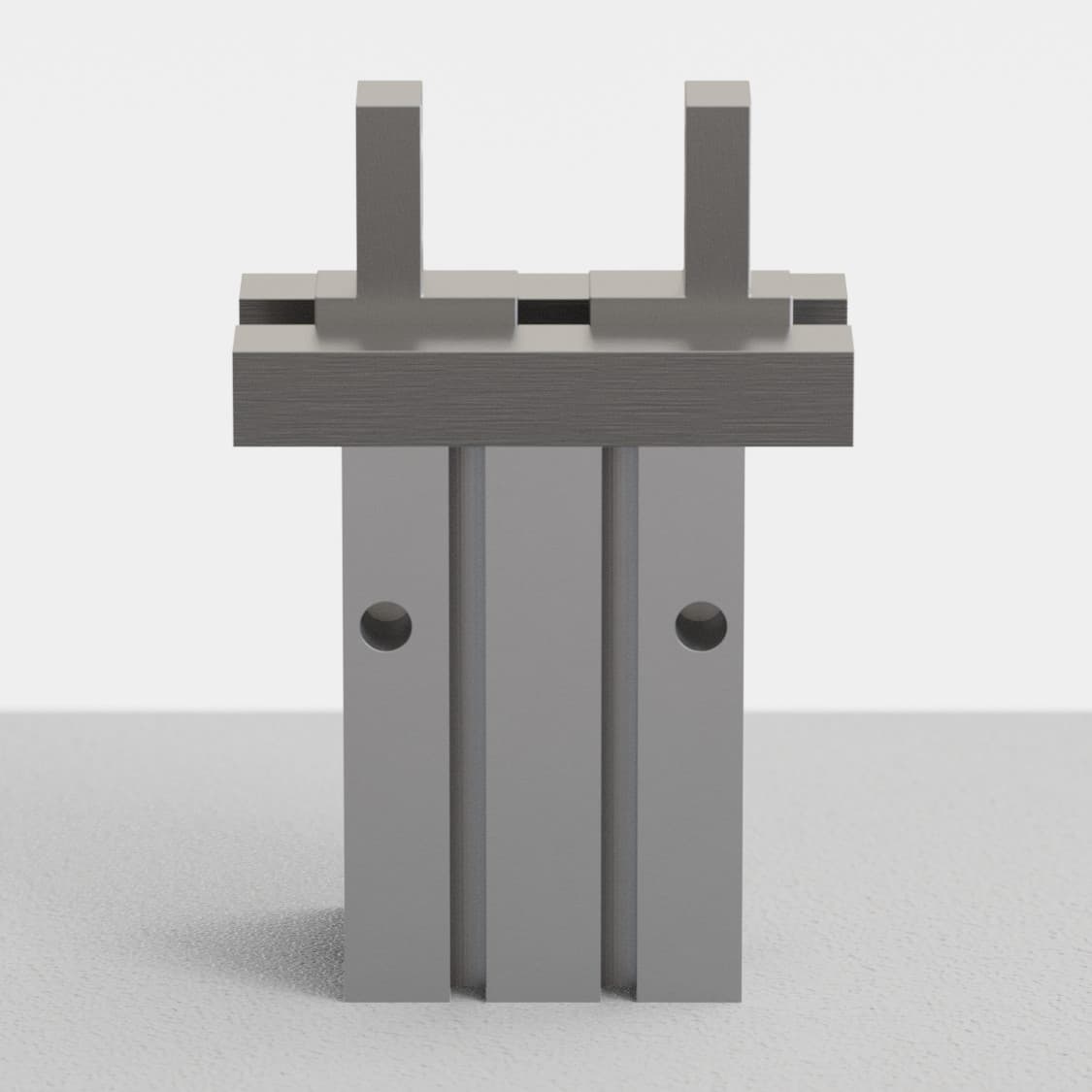 Top and side approach plate grippers