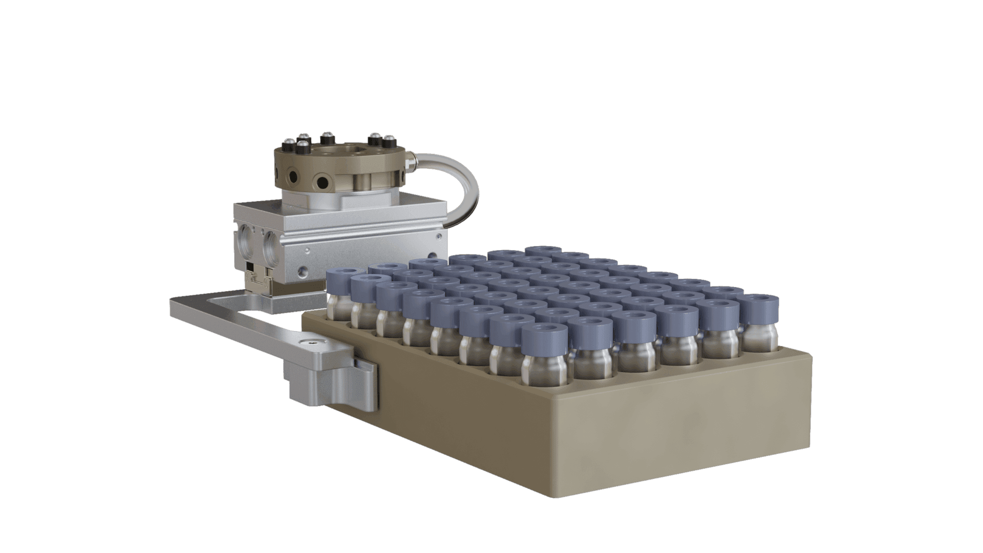 Side Plate Gripper handling a plate