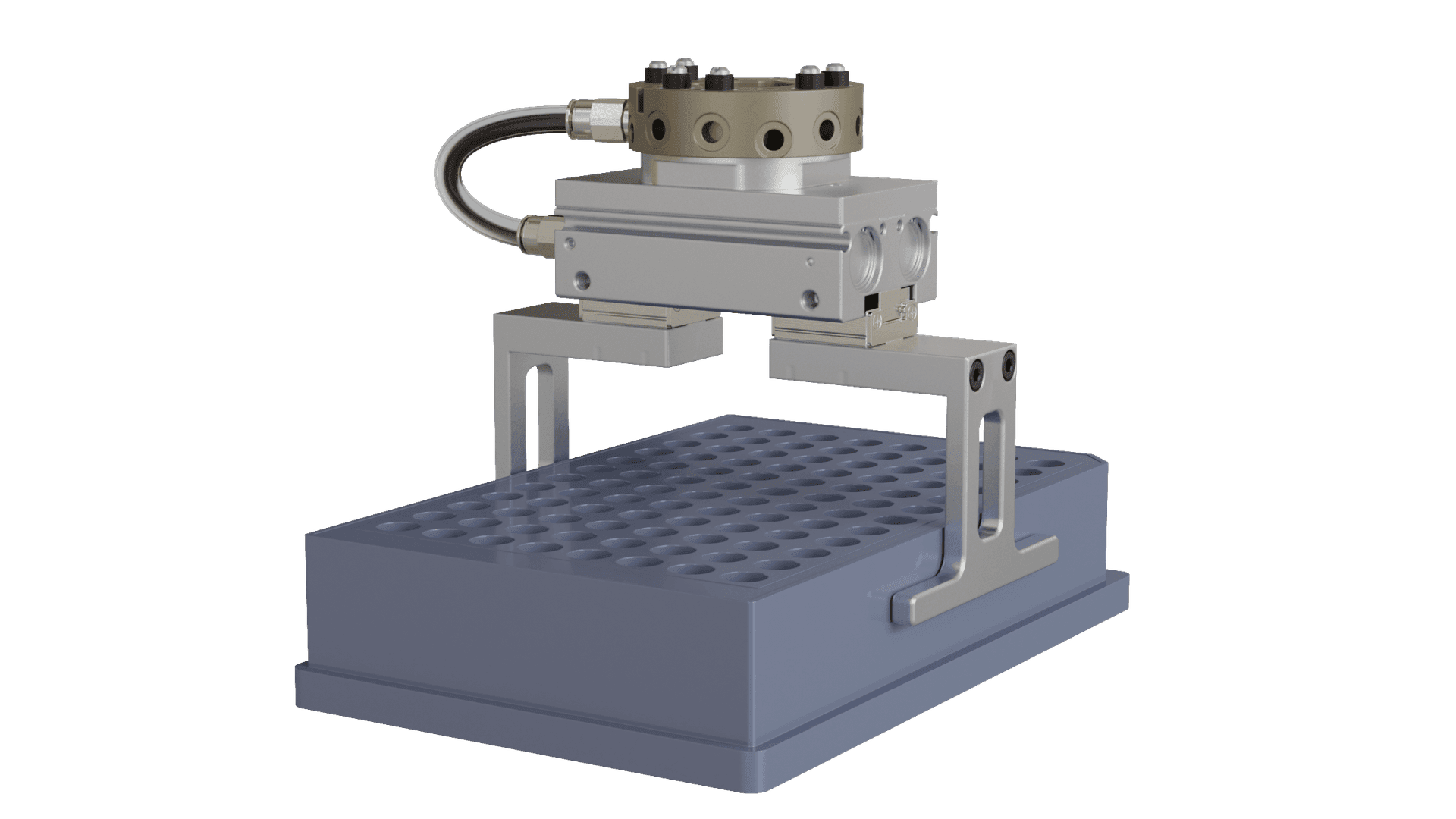 Top Plate Gripper handling a plate