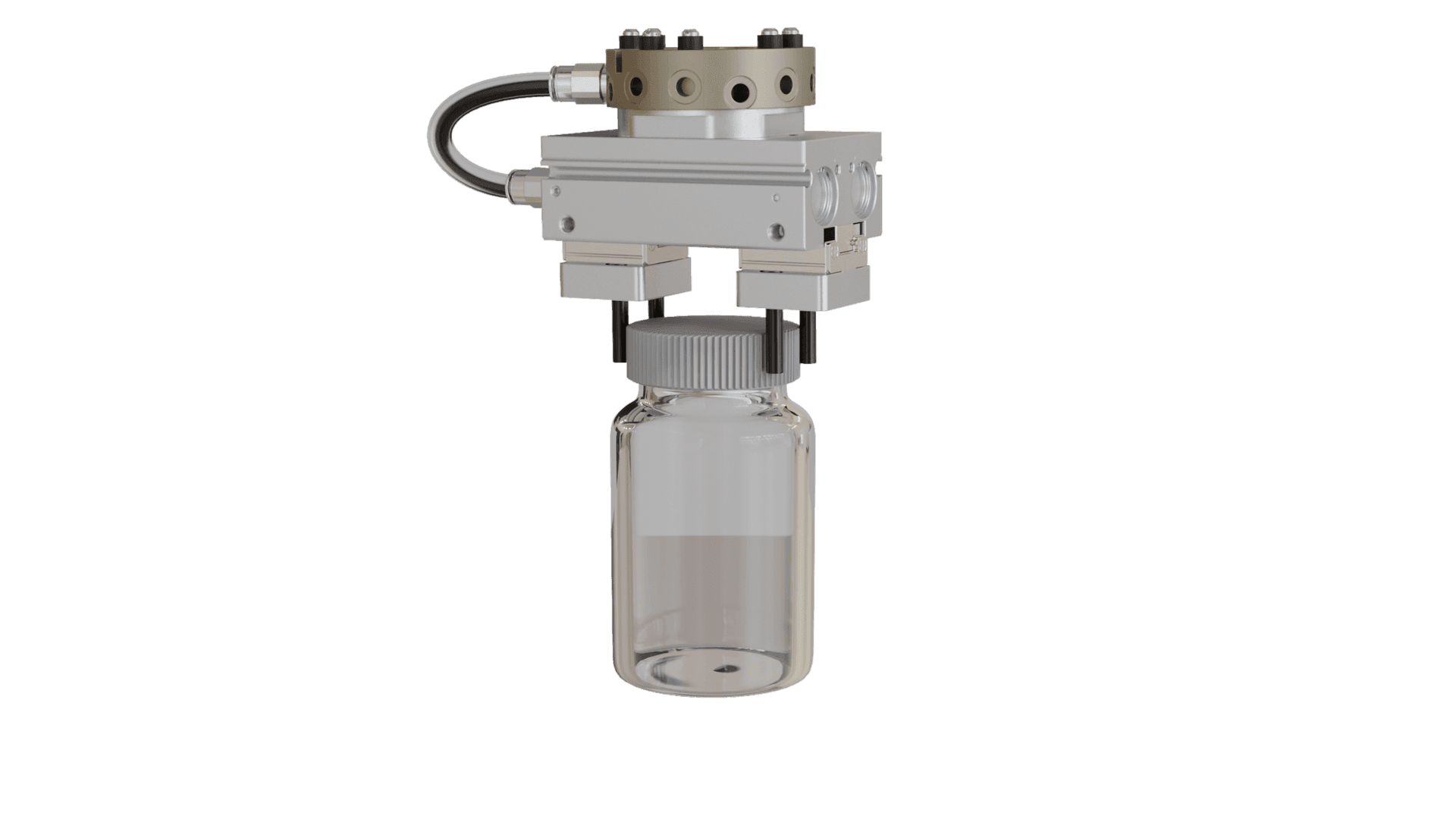 Large Tube Gripper handling a bottle