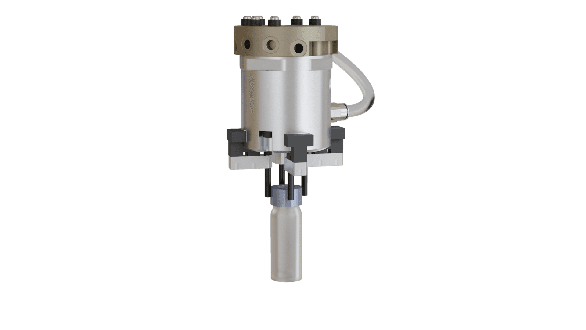 Small Tube Gripper handling a tube
