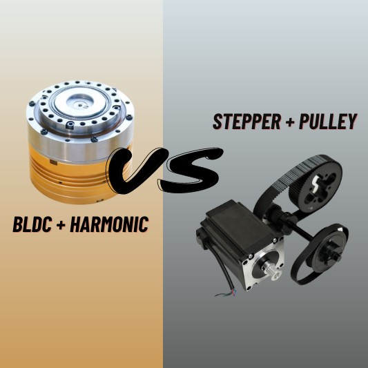 Comparing stepper and brushless dc motors