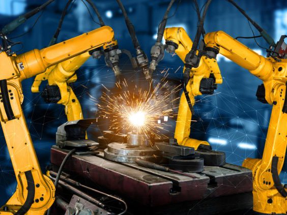 Robotic arms being used in Welding and Fabrication